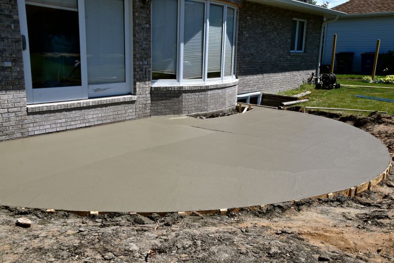 Cement Patio Pouring