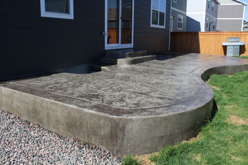 Colored Concrete Patios