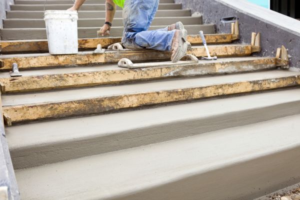 Cost of Concrete Steps Pouring in Charleston